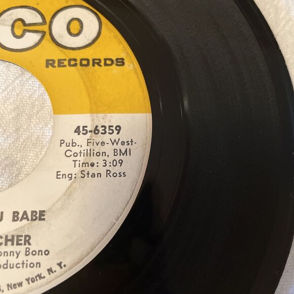 Sonny And Cher I Got You Babe/It’s Gonna Rain 45RPM ATCO Records 1965 - Picture 6 of 13